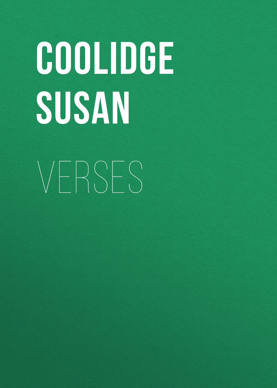 Обложка книги «Verses»