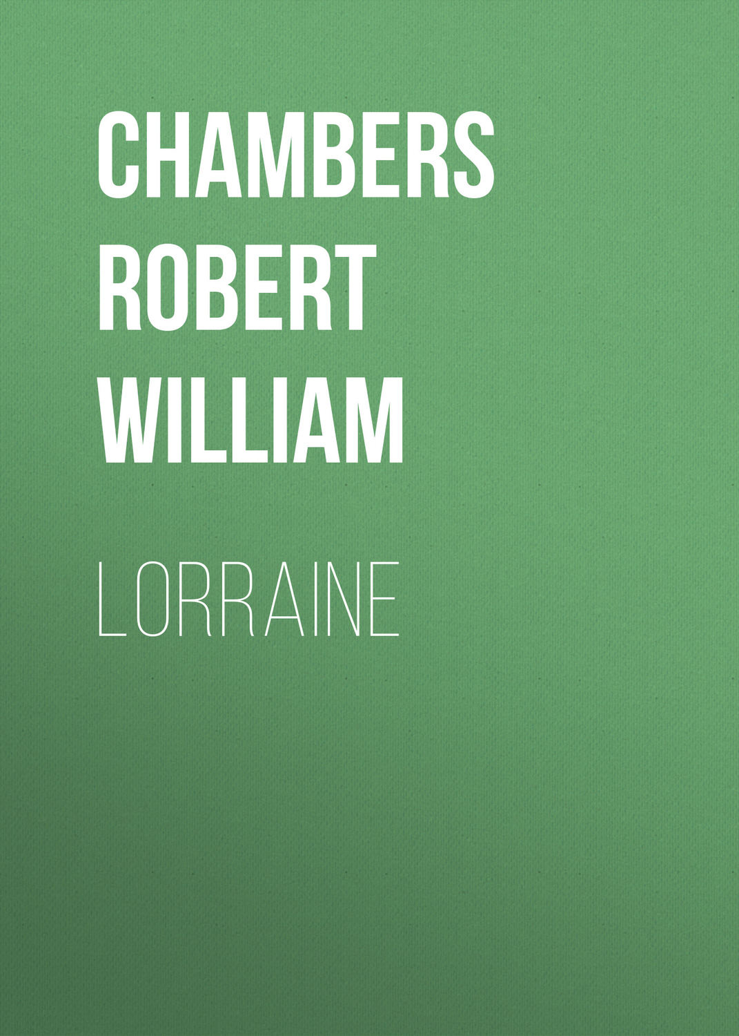 Обложка книги «Lorraine»