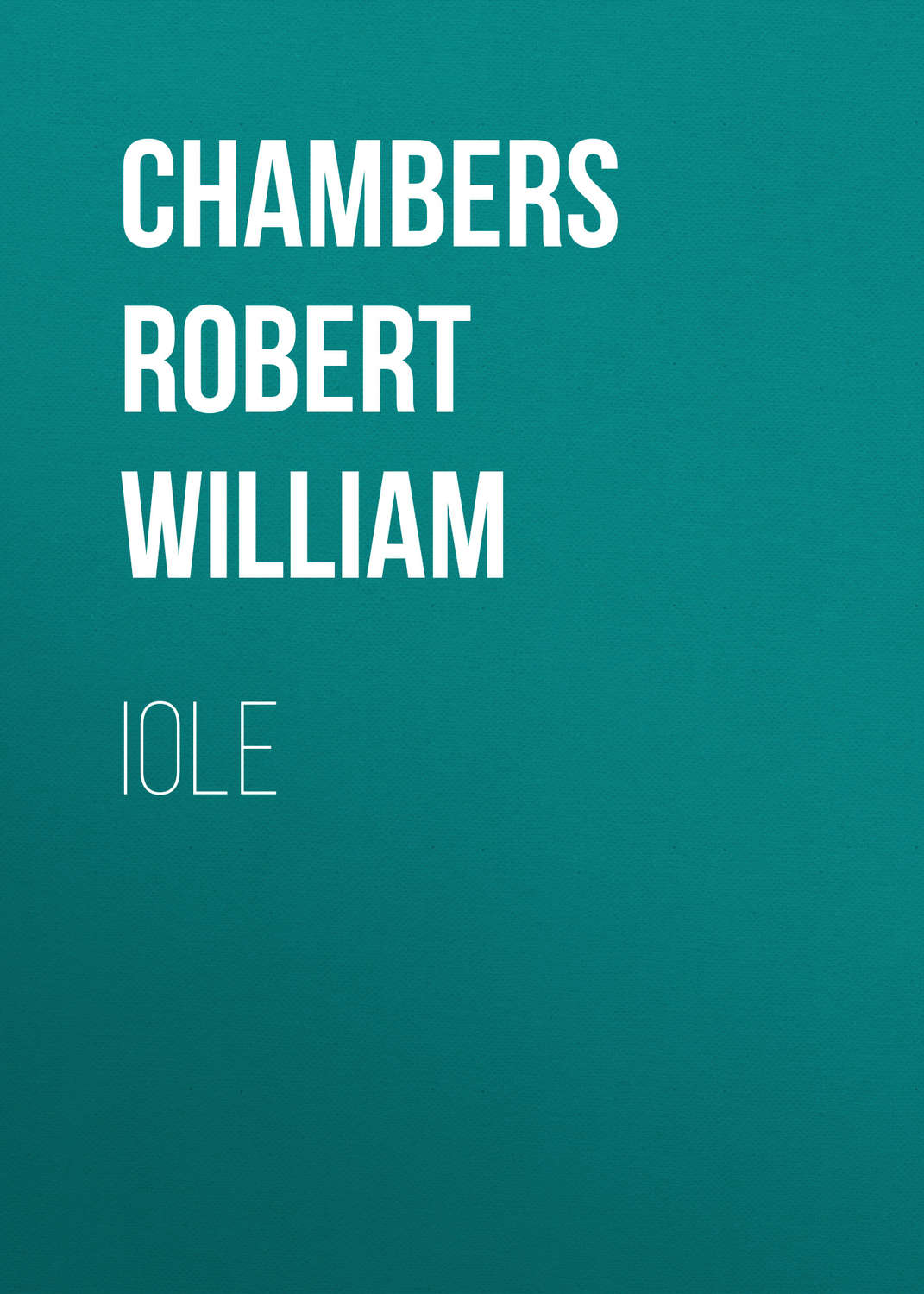 Обложка книги «Iole»