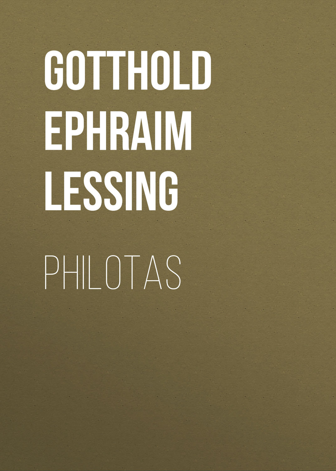 Обложка книги «Philotas»