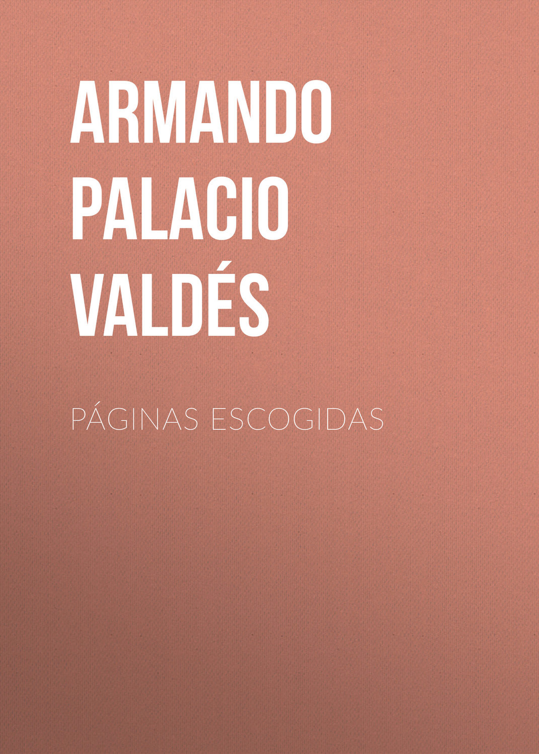 Обложка книги «Páginas escogidas»