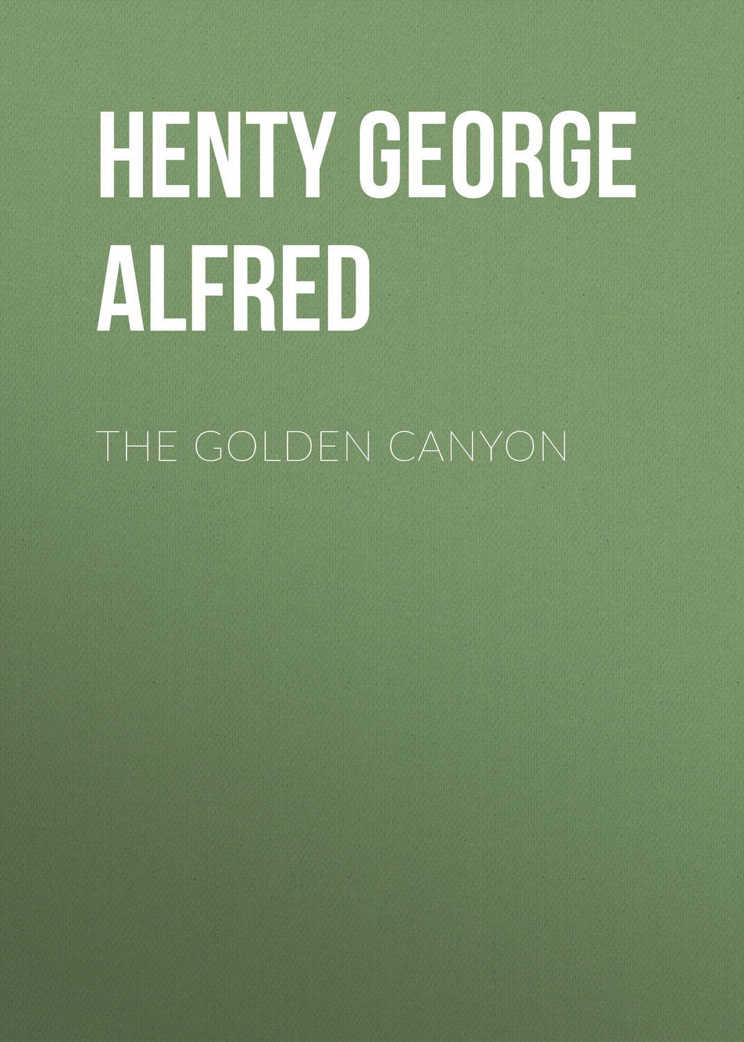Обложка книги «The Golden Canyon»