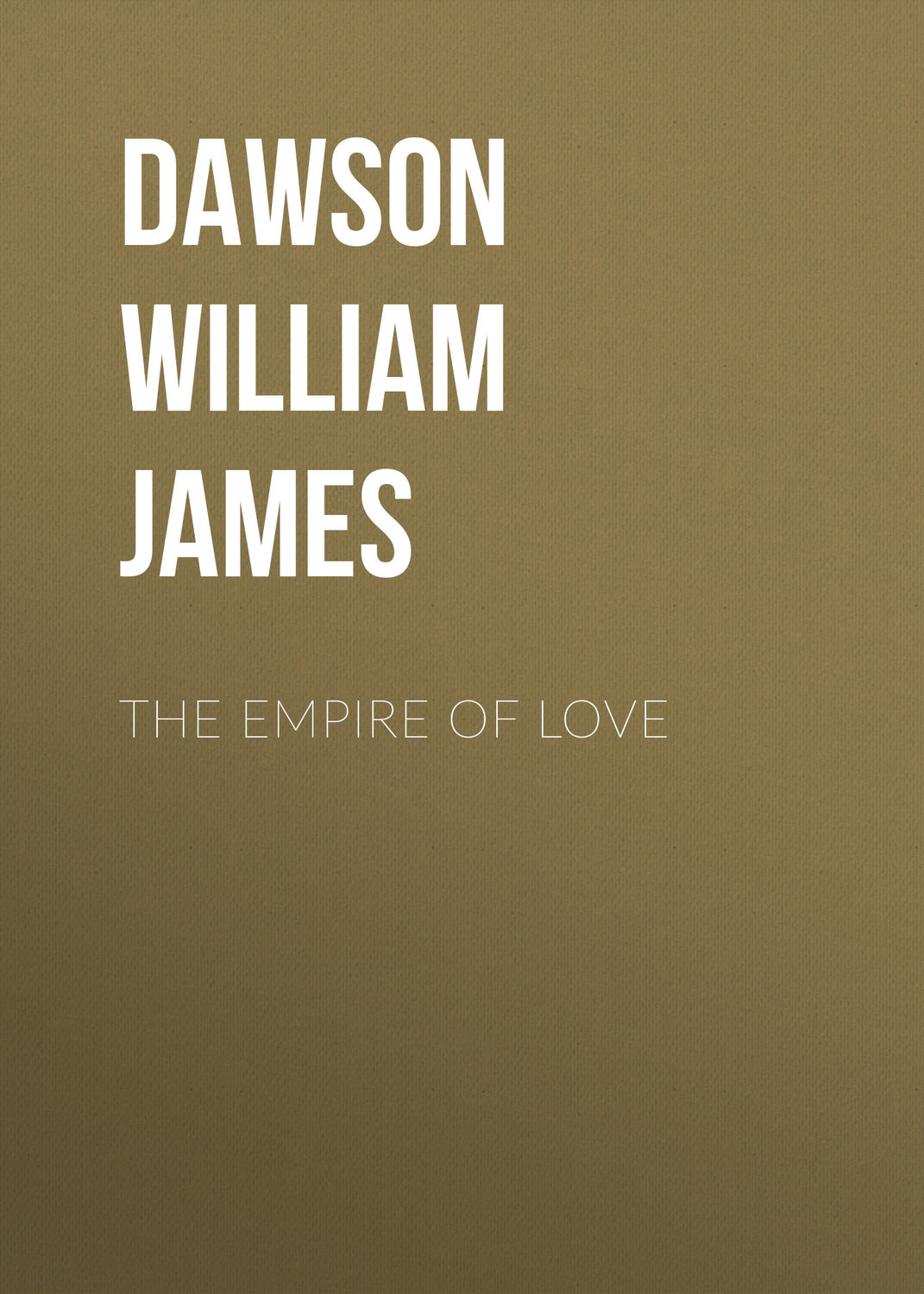Обложка книги «The Empire of Love»