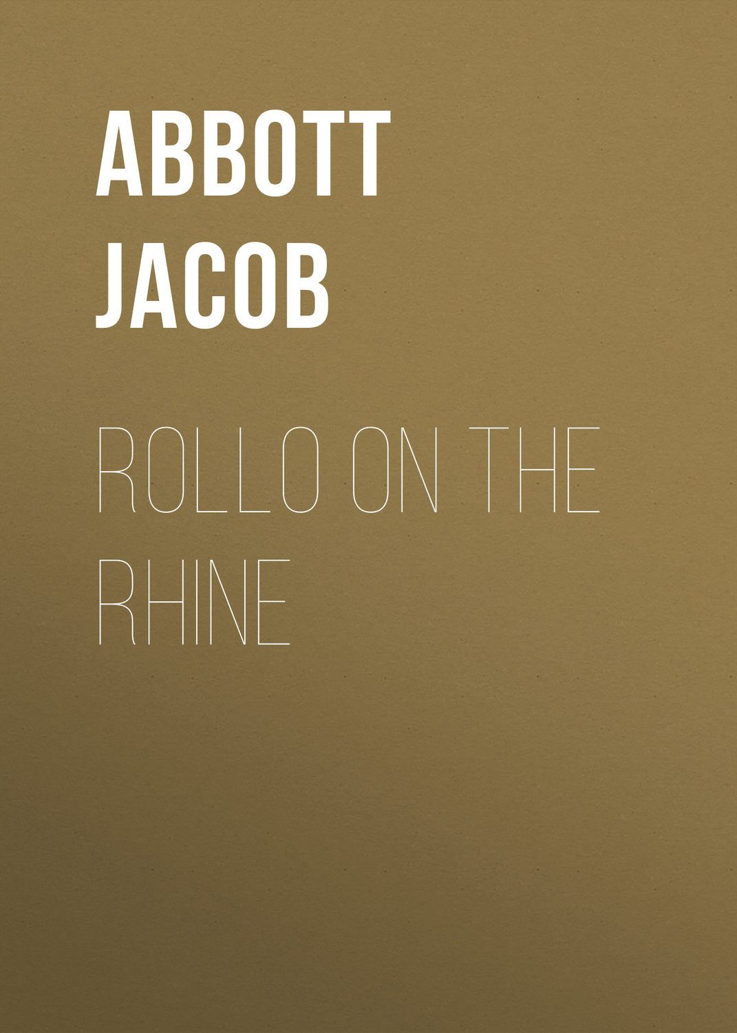 Обложка книги «Rollo on the Rhine»