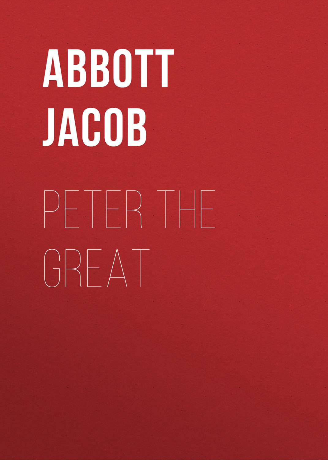 Обложка книги «Peter the Great»