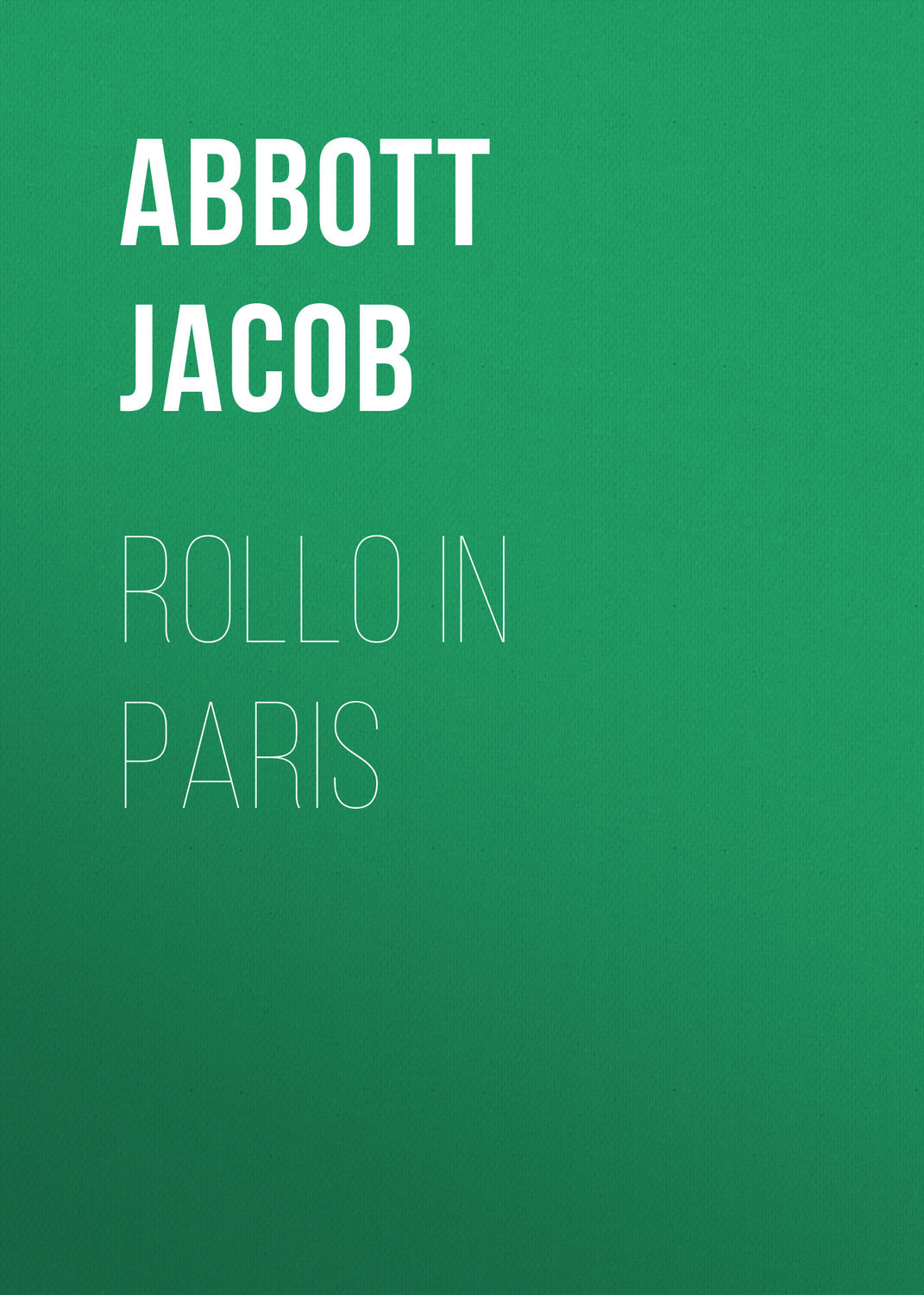 Обложка книги «Rollo in Paris»