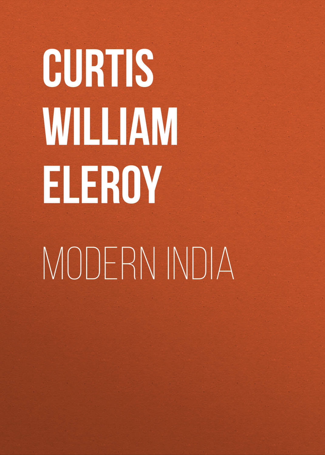 Обложка книги «Modern India»