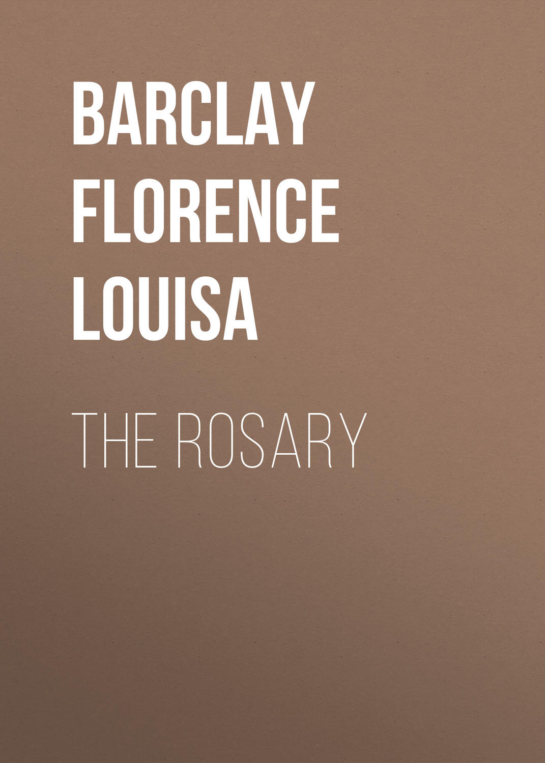 Обложка книги «The Rosary»