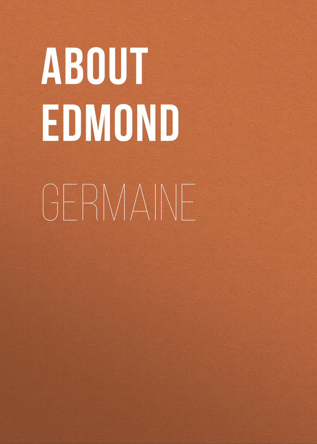 Обложка книги «Germaine»