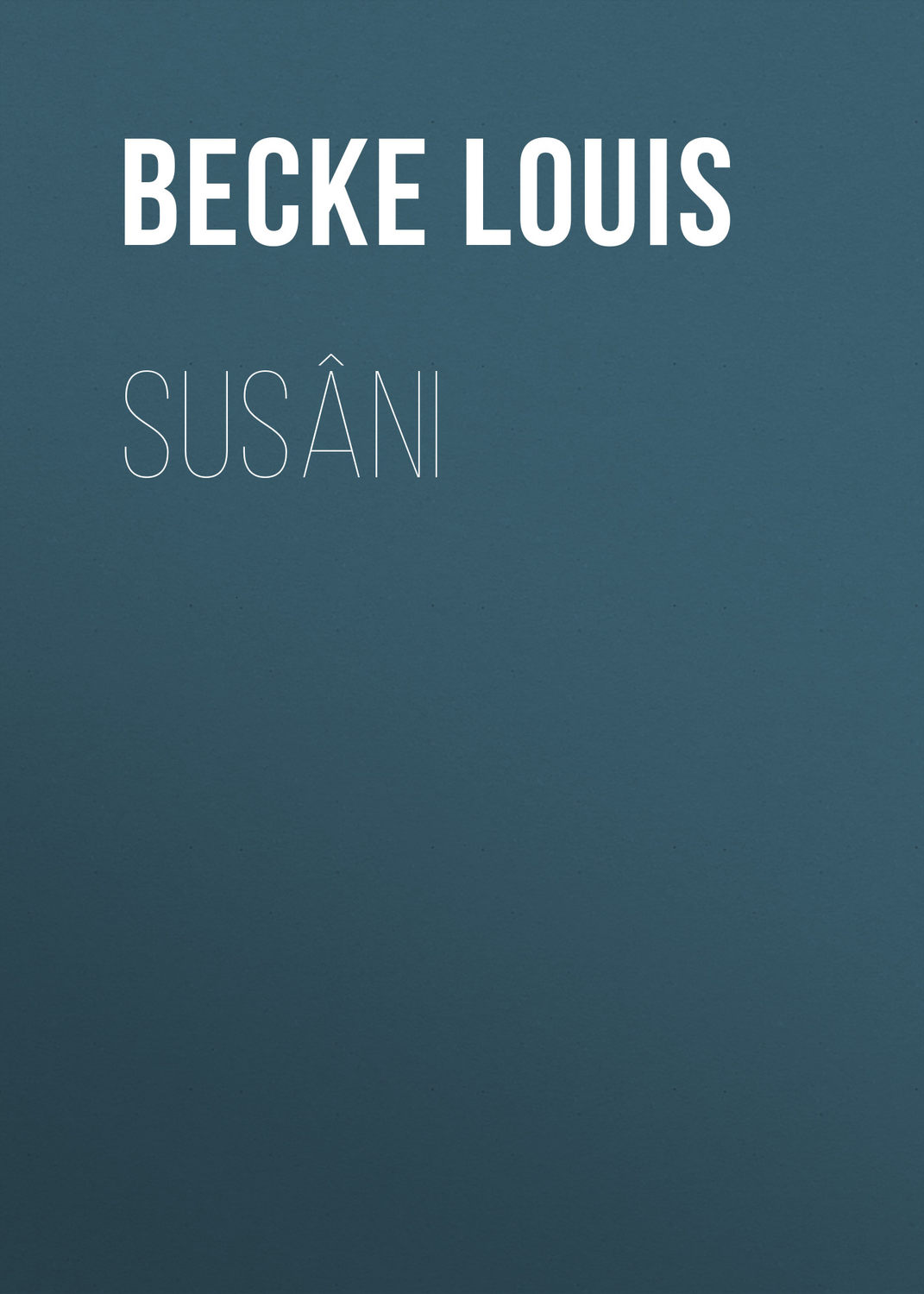 Обложка книги «Susâni»