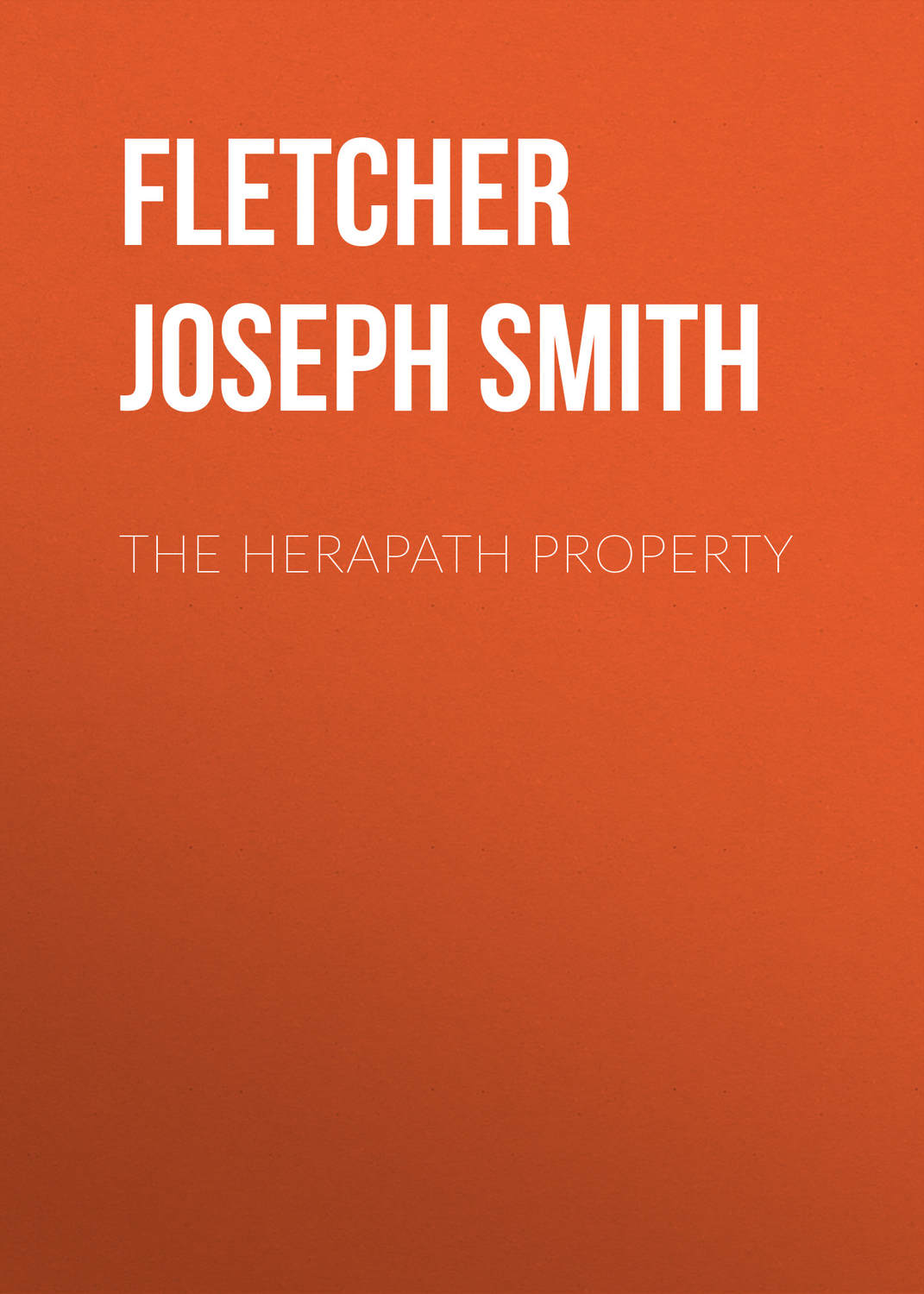 Обложка книги «The Herapath Property»