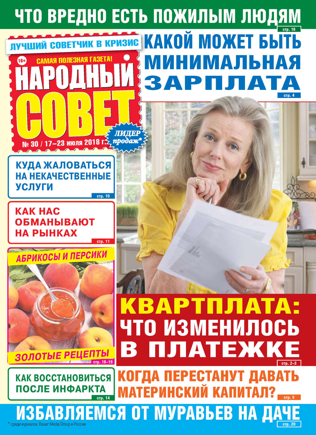 Обложка книги «Народный совет №30/2018»