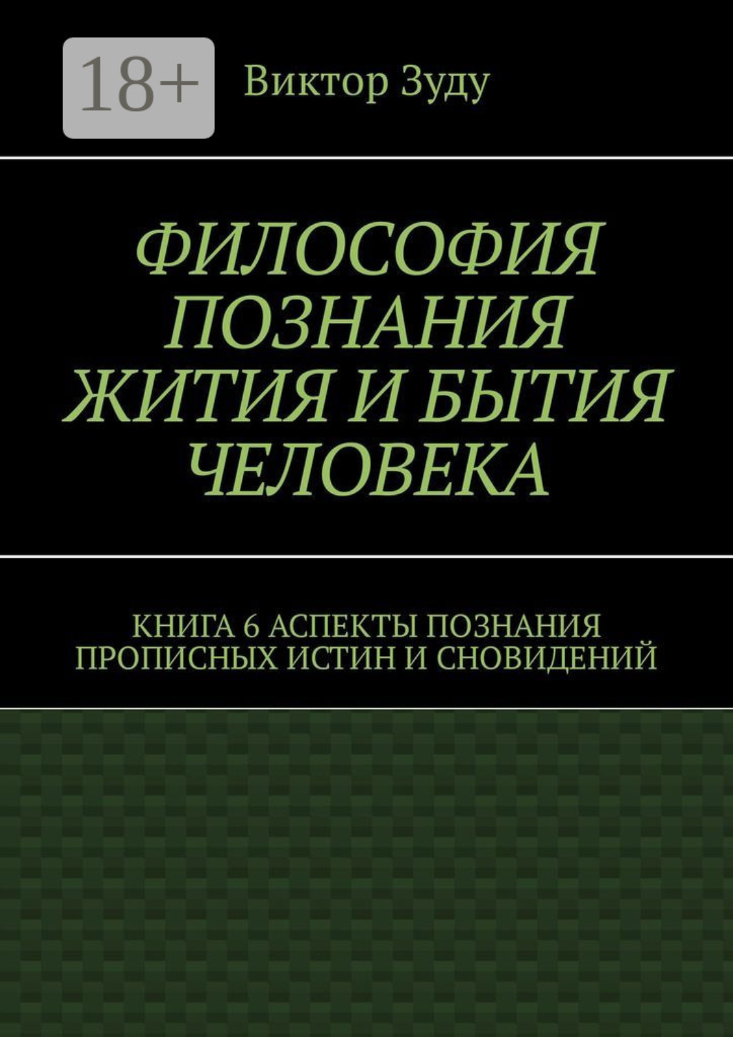 Обложка книги «Философия познания жития и бытия человека. Книга 6. Аспекты познания прописных истин и сновидений»