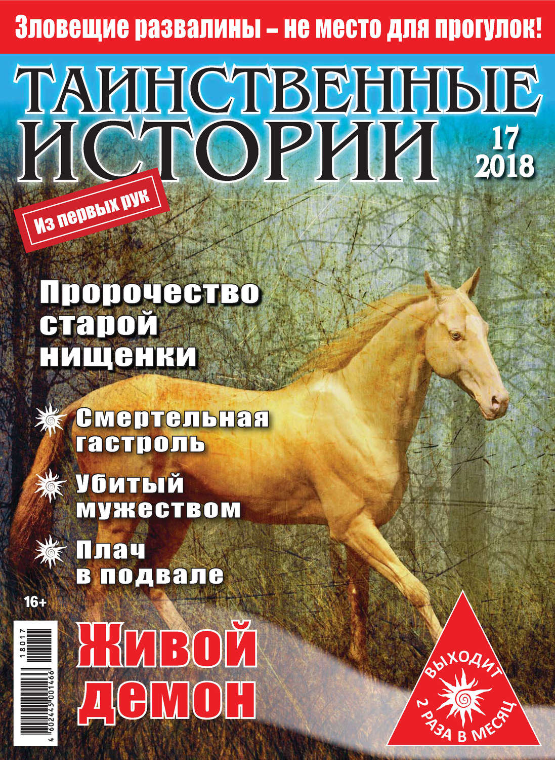 Обложка книги «Таинственные истории №17/2018»