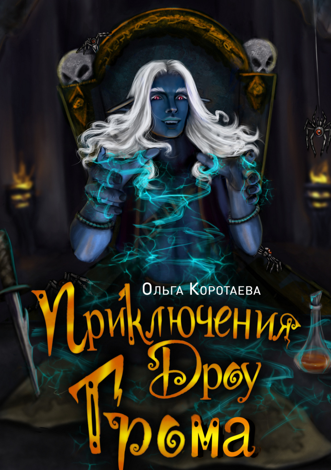 Обложка книги «Приключения дроу Грома»