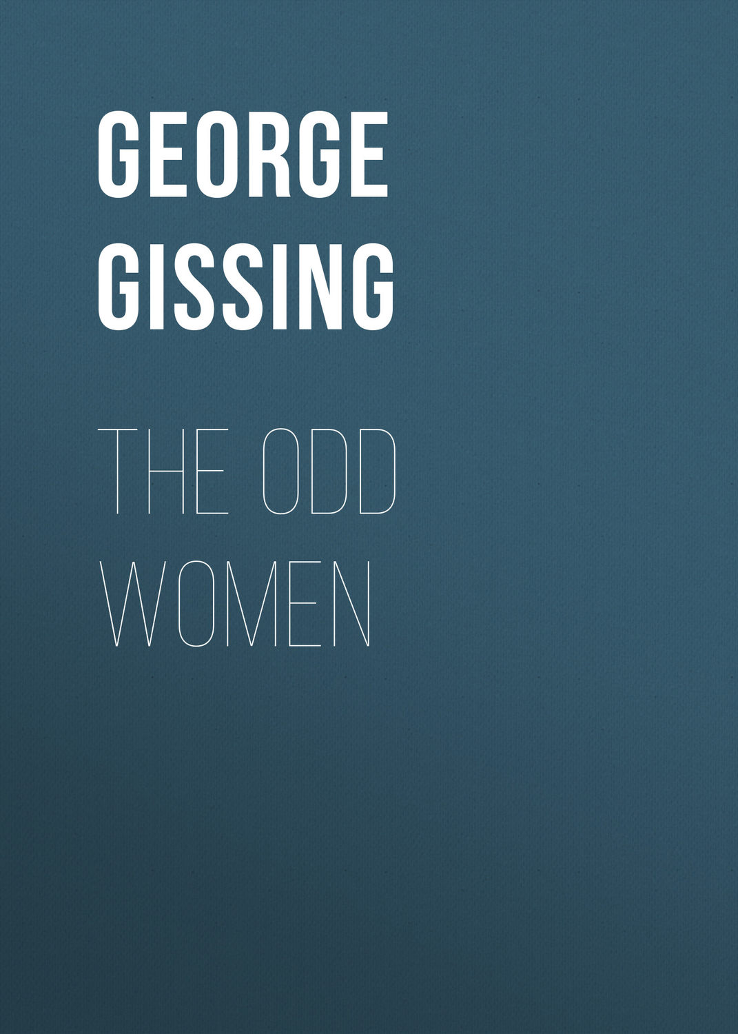 Обложка книги «The Odd Women»