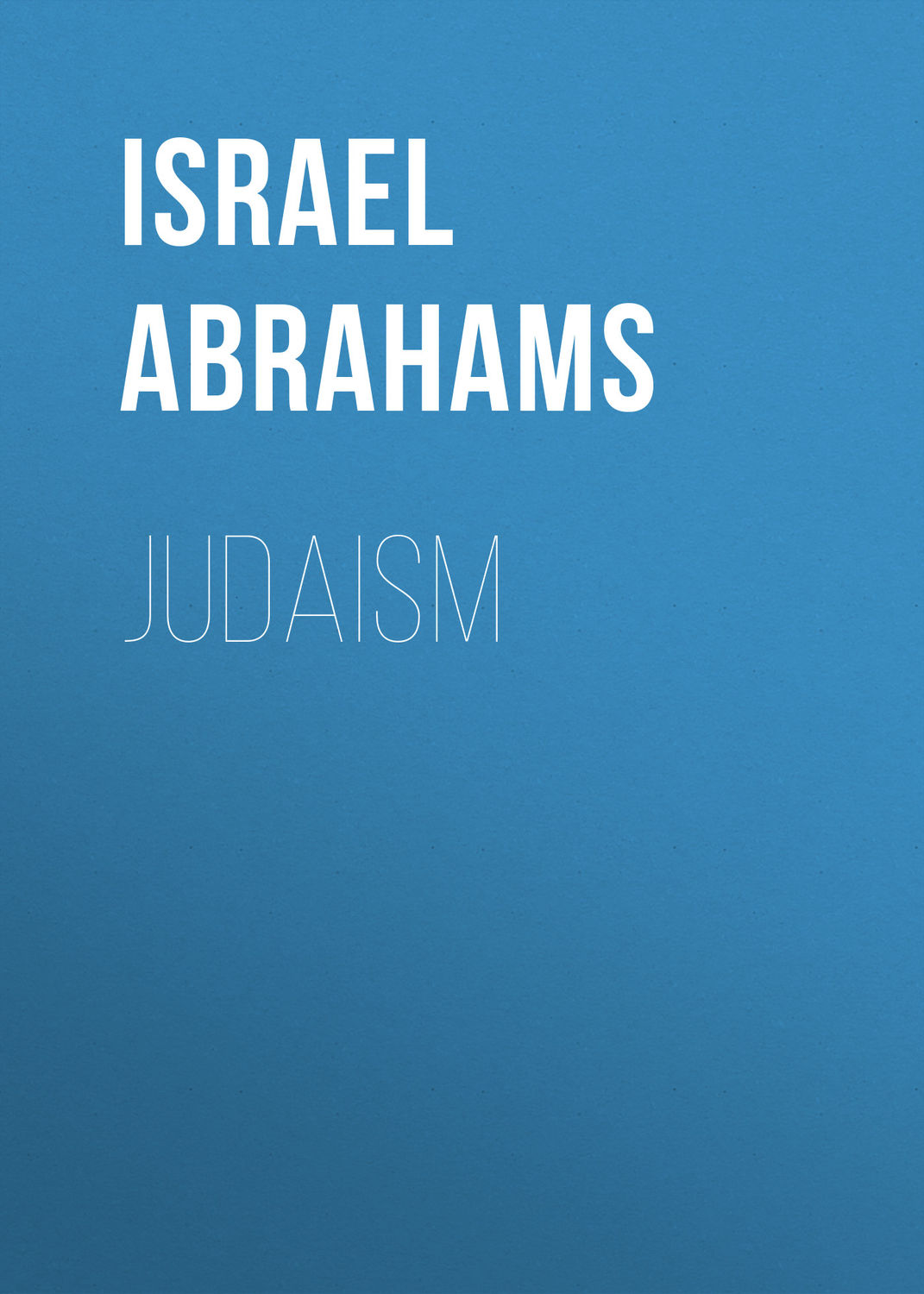 Обложка книги «Judaism»