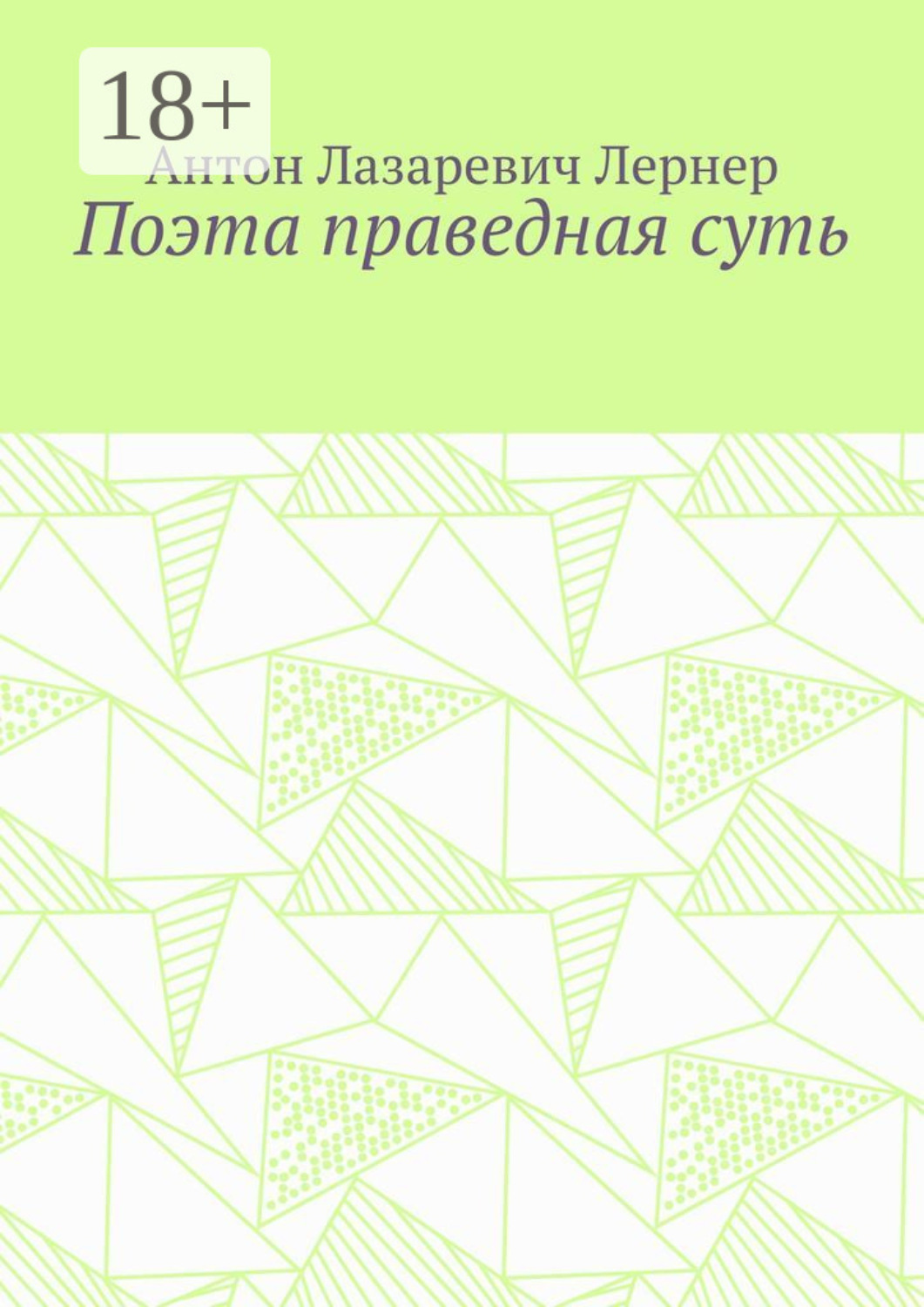 Обложка книги «Поэта праведная суть»