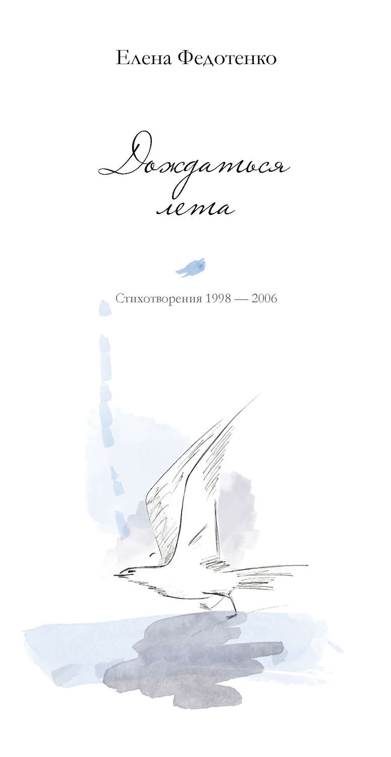 Обложка книги «Дождаться лета. Стихотворения 1998–2006»