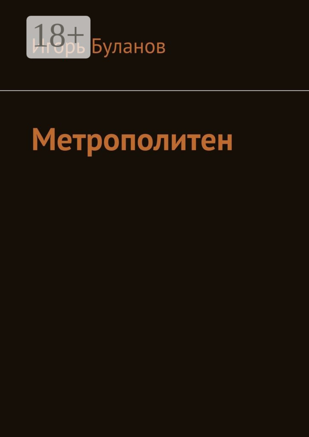 Обложка книги «Метрополитен»