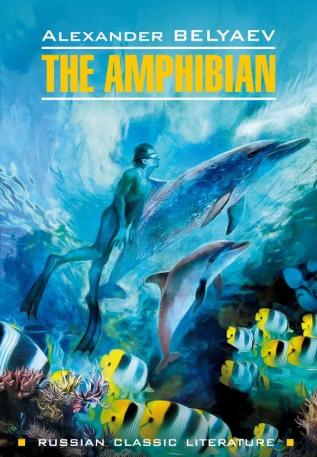 Обложка книги «The Amphibian / Человек-амфибия. Книга для чтения на английском языке»