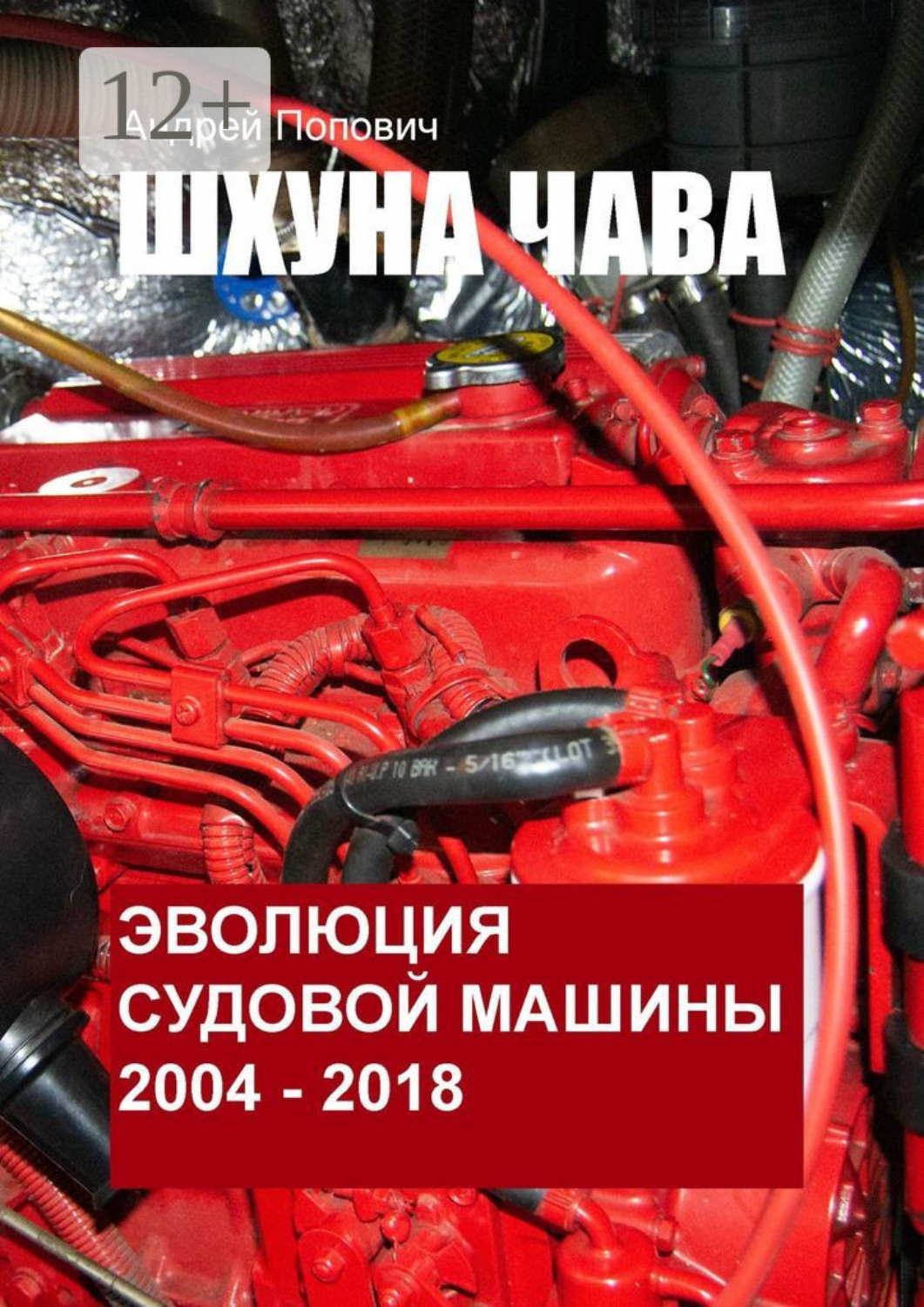 Обложка книги «Шхуна «Чава». Эволюция судовой машины. 2004—2018»