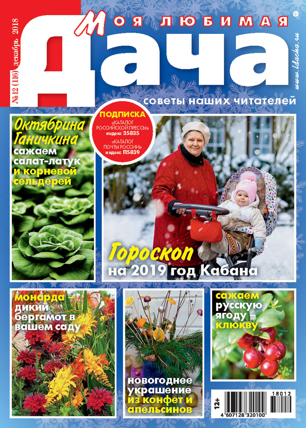 Обложка книги «Моя любимая дача №12/2018»