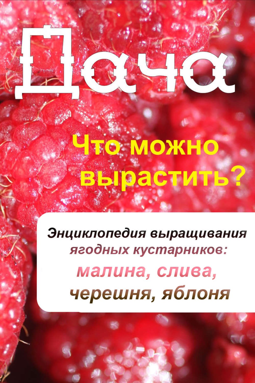 Обложка книги «Что можно вырастить? Энциклопедия выращивания ягодных кустарников: малина, слива, черешня, яблоня»