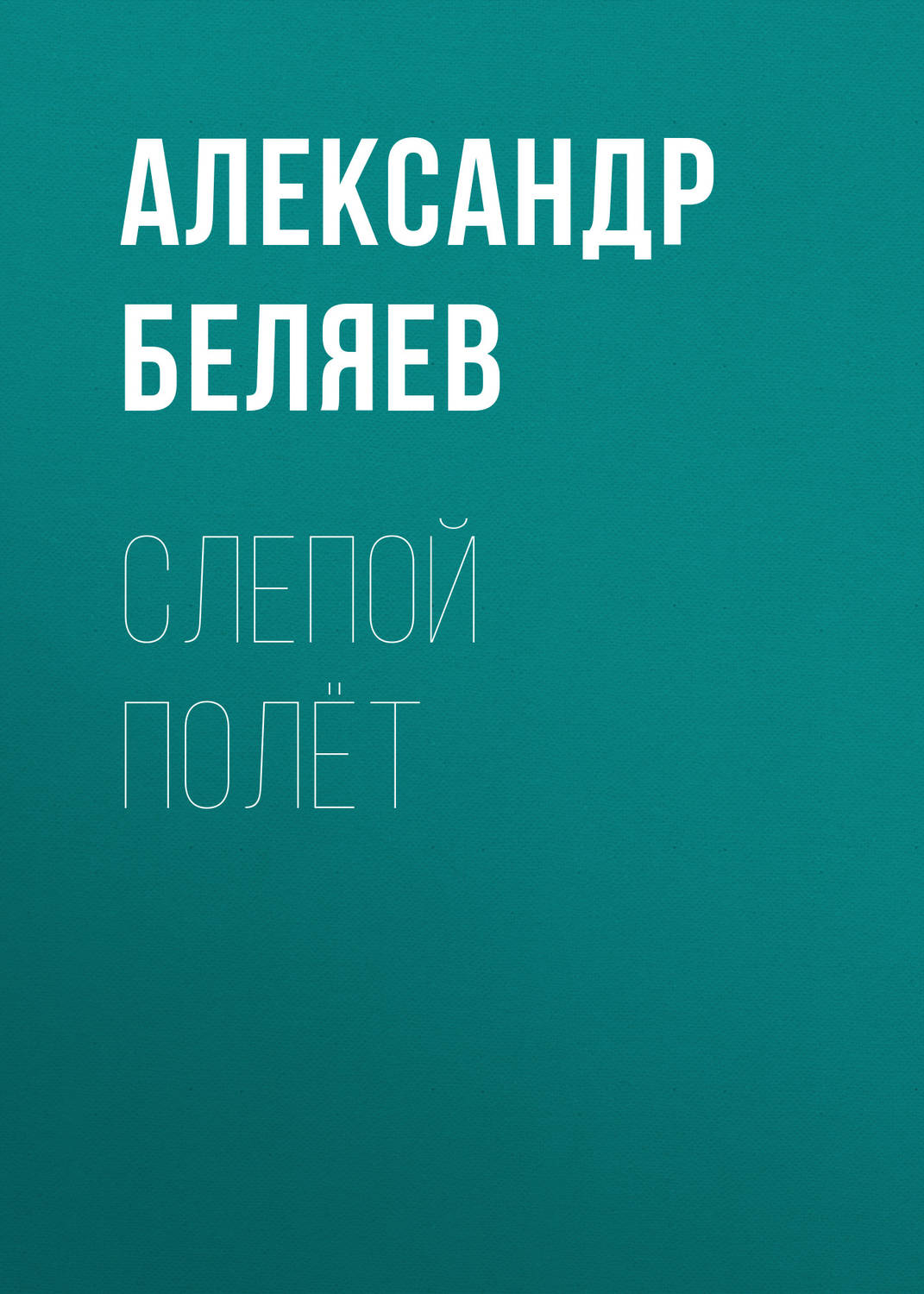 Обложка книги «Слепой полёт»