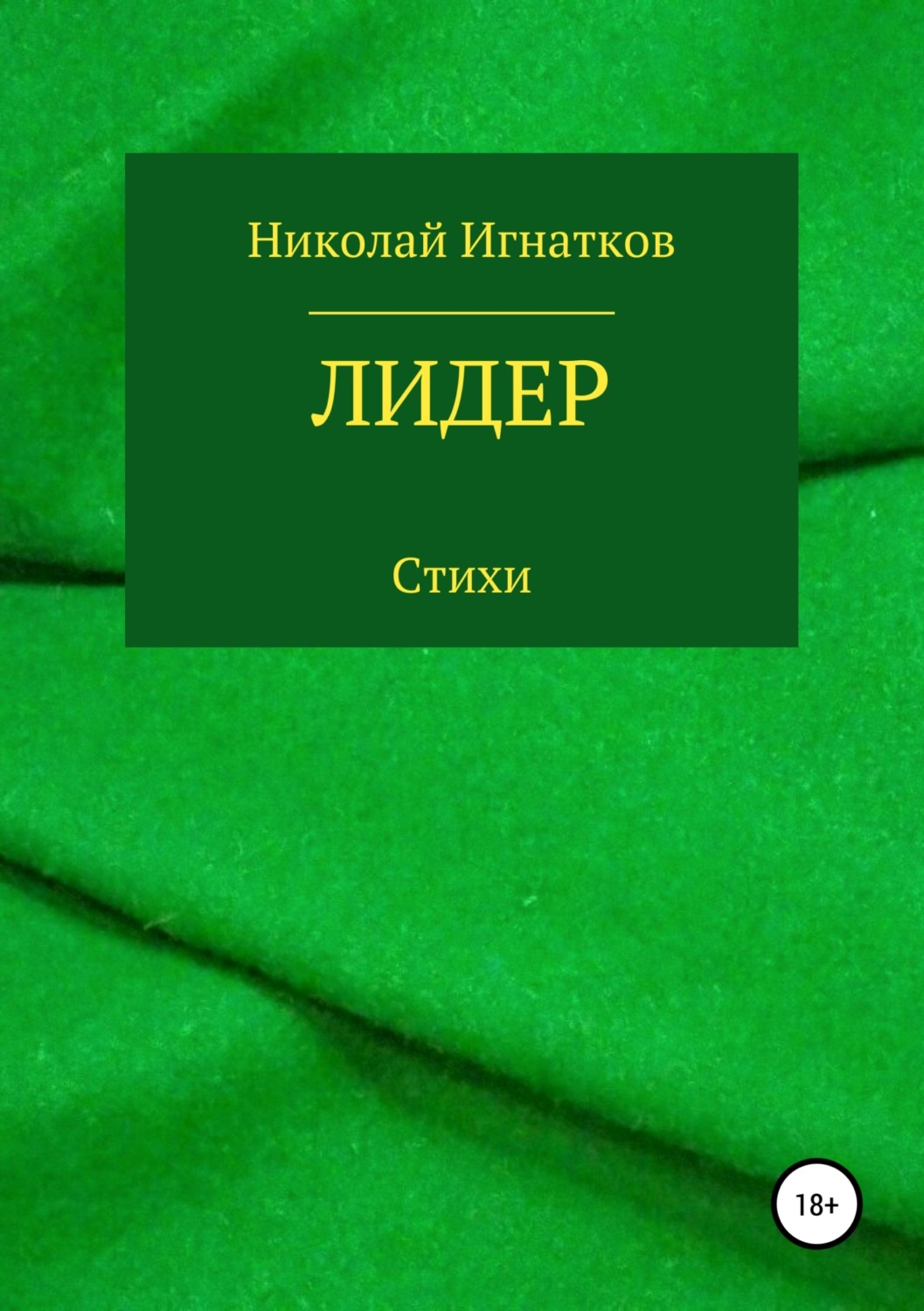 Обложка книги «Лидер. Книга стихотворений»