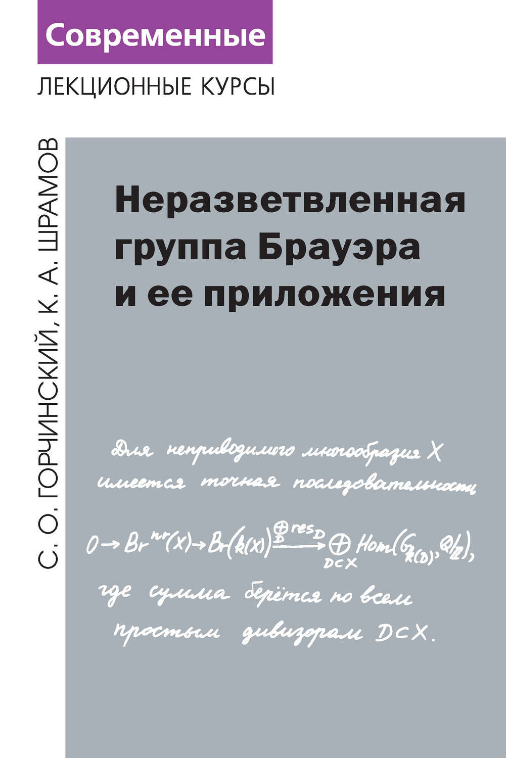 Обложка книги «Неразветвленная группа Брауэра и ее приложения»