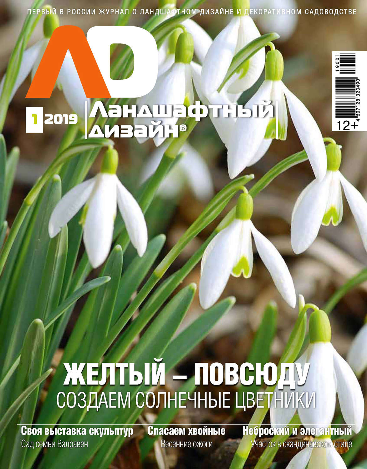 Обложка книги «Ландшафтный дизайн №01/2019»