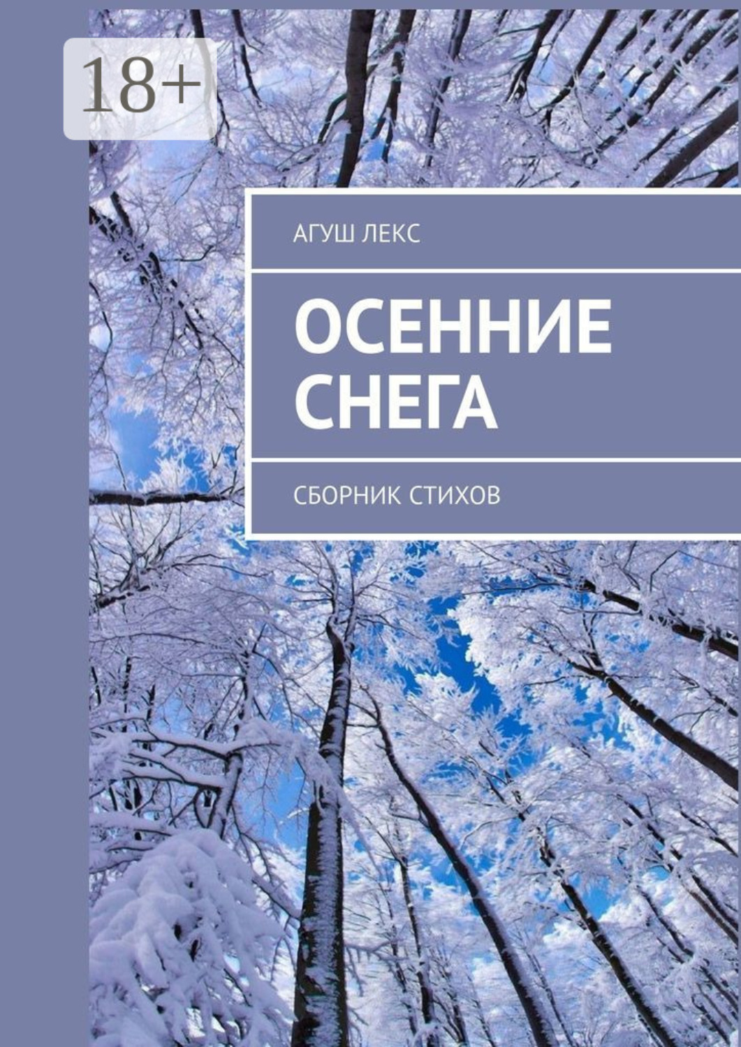 Обложка книги «Осенние снега. Сборник стихов»