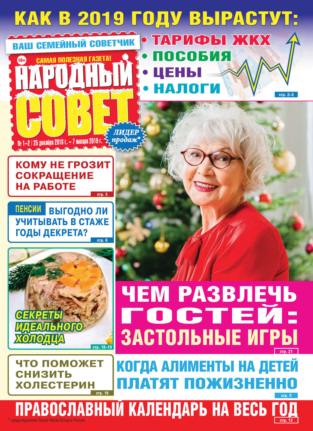Обложка книги «Народный совет №01-02/2019»