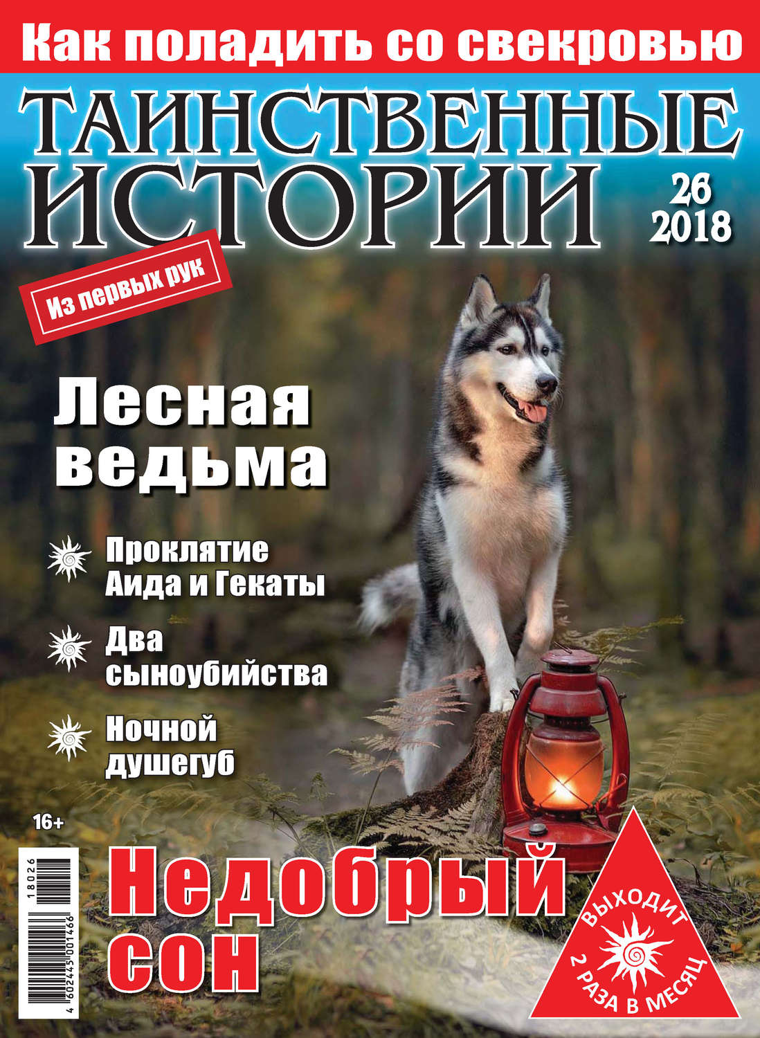 Обложка книги «Таинственные истории №26/2018»