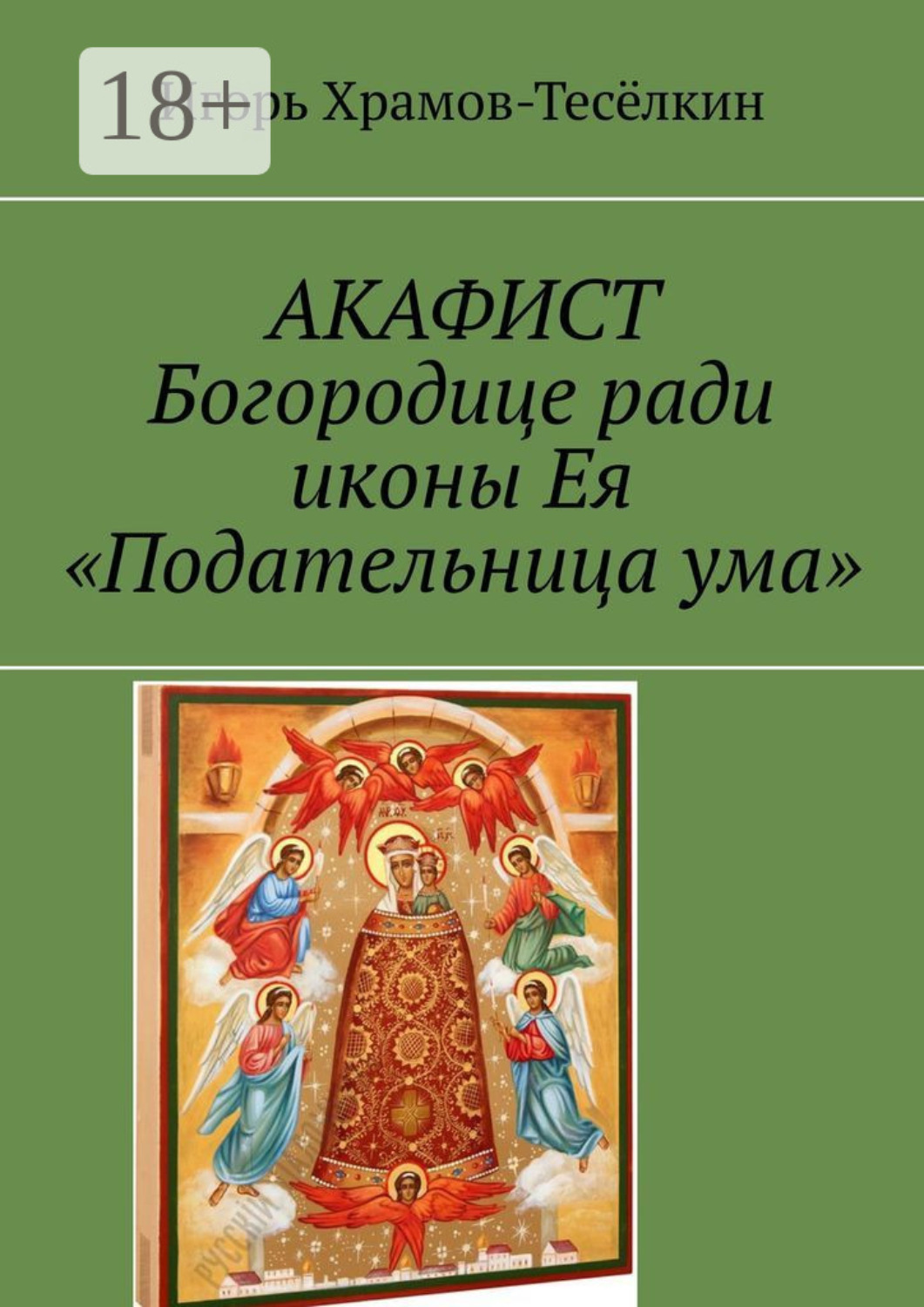 Обложка книги «АКАФИСТ Богородице ради иконы Ея «Подательница ума»»