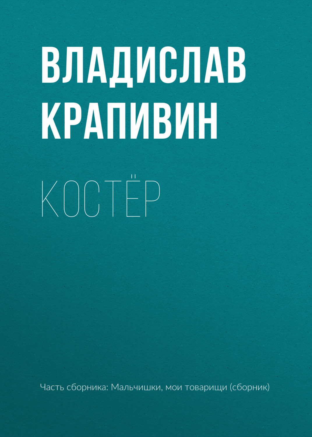Обложка книги «Костёр»