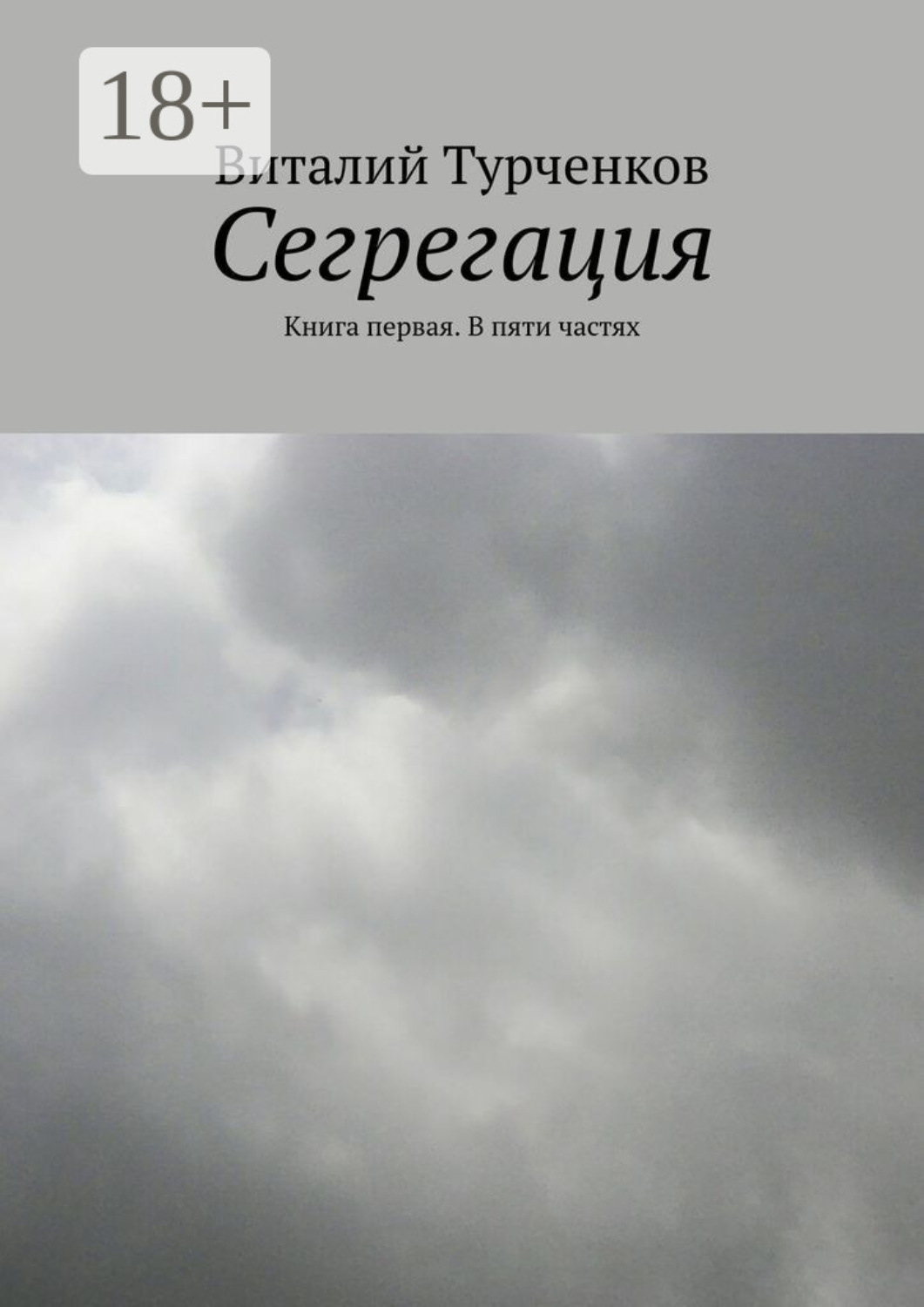 Обложка книги «Сегрегация. Книга первая. В пяти частях»