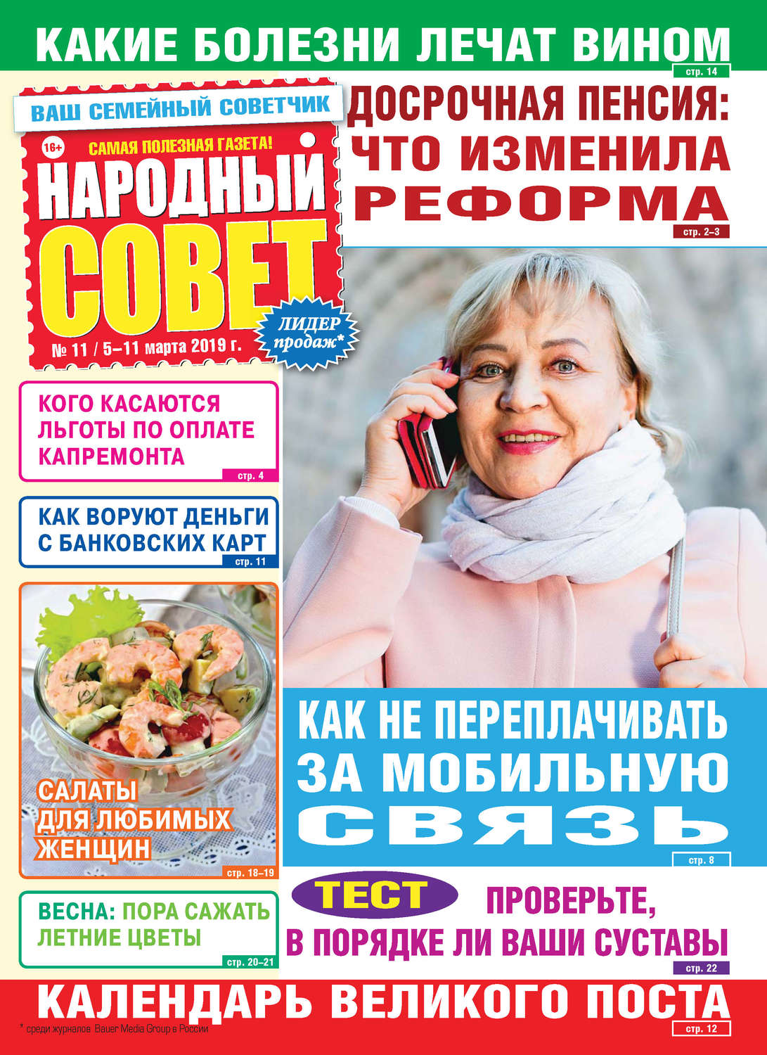 Обложка книги «Народный совет №11/2019»