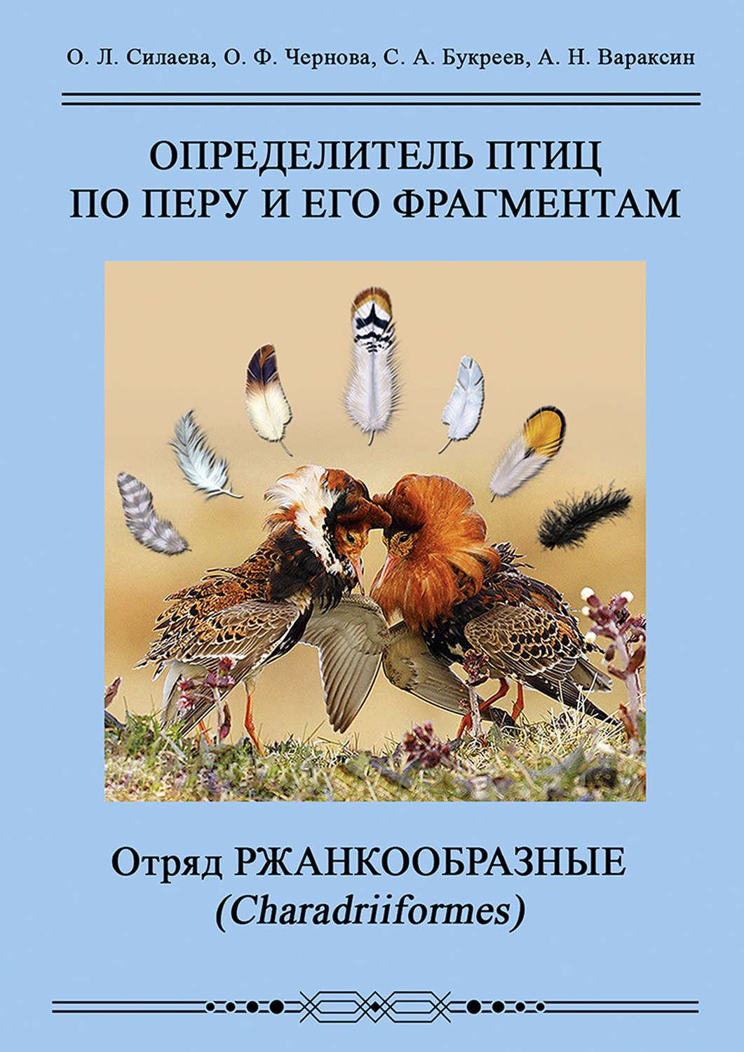 Обложка книги «Определитель птиц по перу и его фрагментам. Отряд Ржанкообразные (Сharadriiformes)»