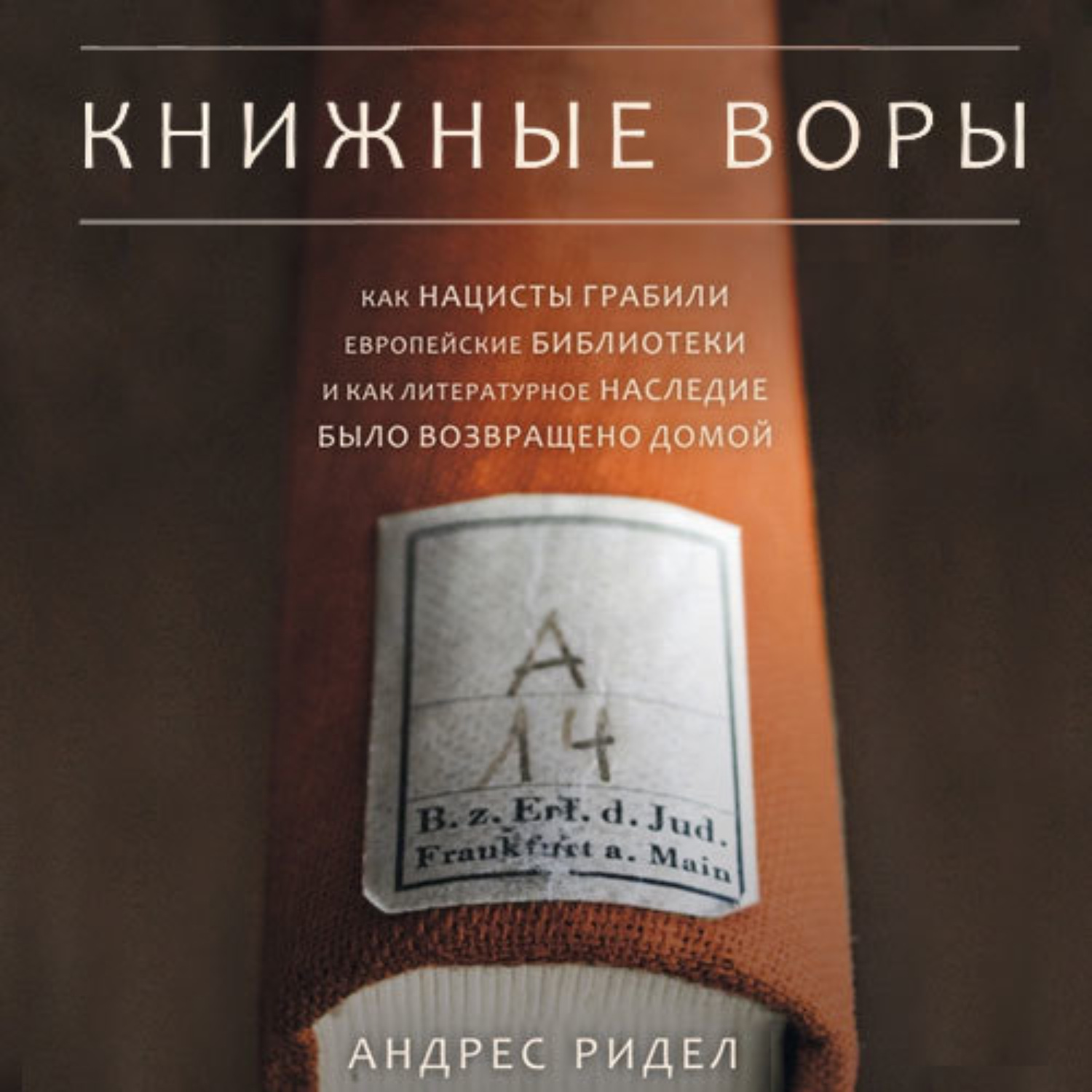 Обложка книги «Книжные воры»