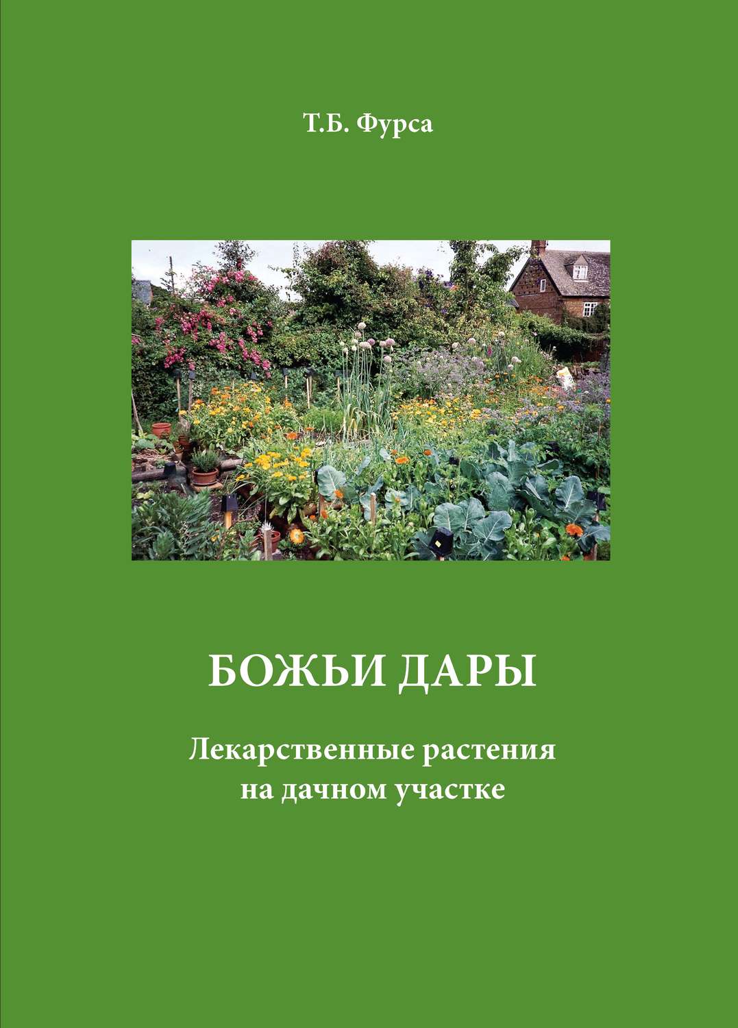 Обложка книги «Божьи дары. Лекарственные растения на дачном участке»