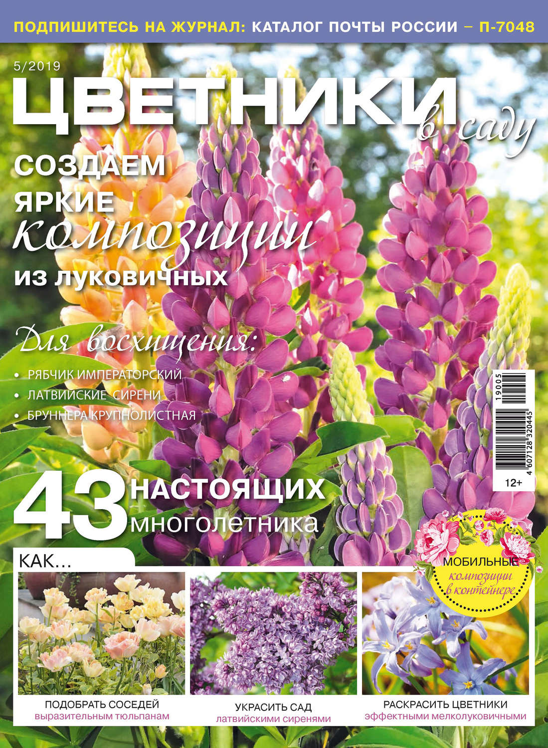 Обложка книги «Цветники в саду №05/2019»