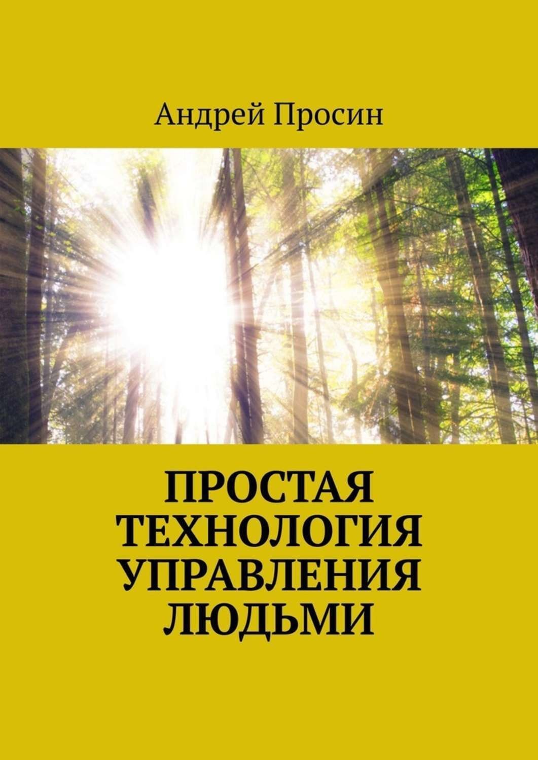 Обложка книги «Простая технология управления людьми»