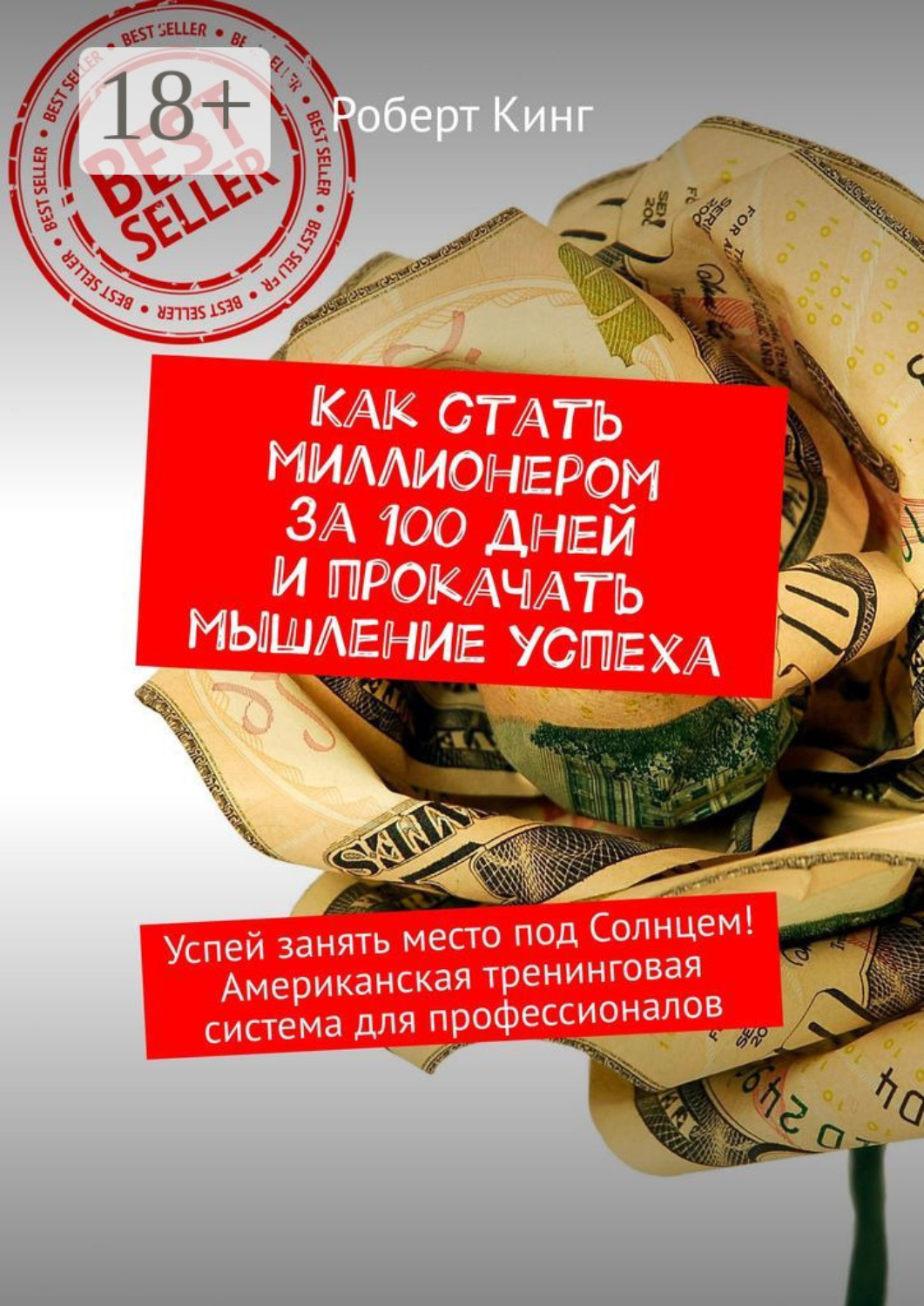Обложка книги «Как стать миллионером за 100 дней и прокачать мышление успеха. Успей занять место под Солнцем! Американская тренинговая система для профессионалов»