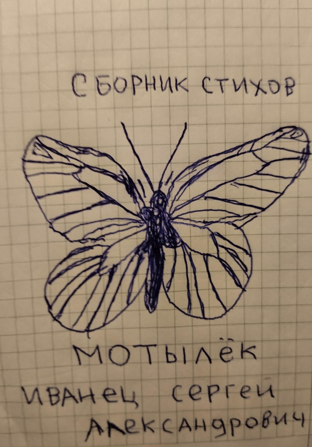 Обложка книги «Мотылёк. Сборник стихов»