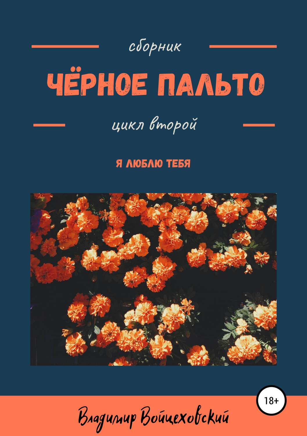 Обложка книги «Чёрное пальто. Я люблю тебя. Сборник стихотворений. Цикл второй»