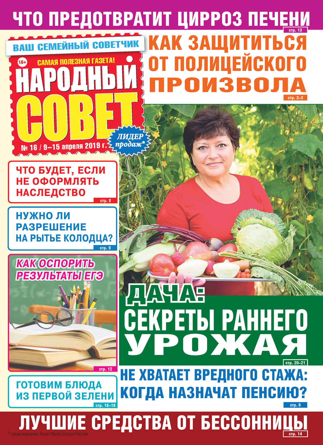 Обложка книги «Народный совет №16/2019»