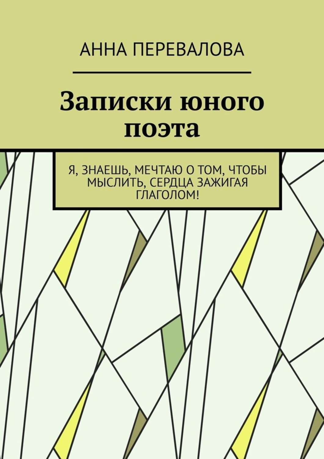 Обложка книги «Записки юного поэта»
