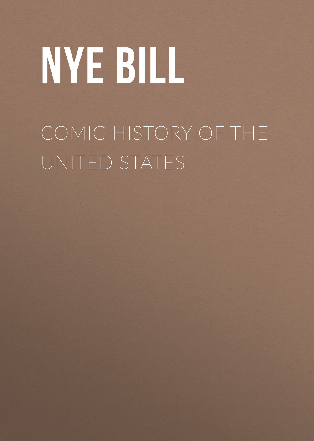 Обложка книги «Comic History of the United States»